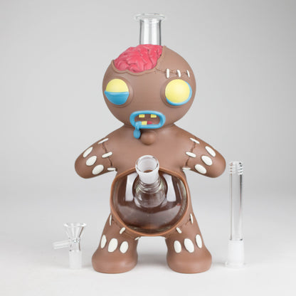 11.5" Vinyl gingerbread man water pipe