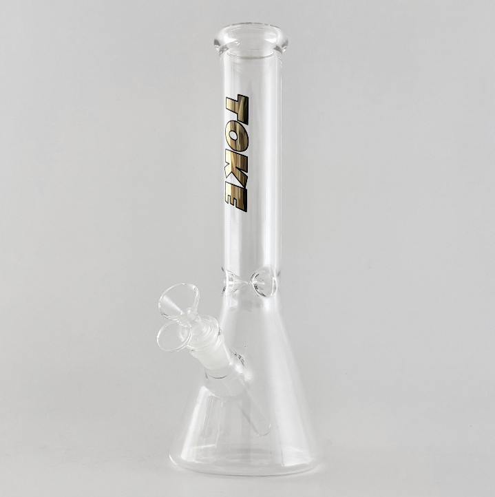 TOKE - 12" Beaker Bongs – 4mm Thick Glass