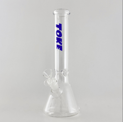 TOKE - 12" Beaker Bongs – 4mm Thick Glass