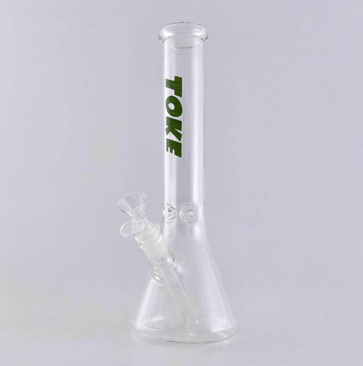 TOKE - 12" Beaker Bongs – 4mm Thick Glass