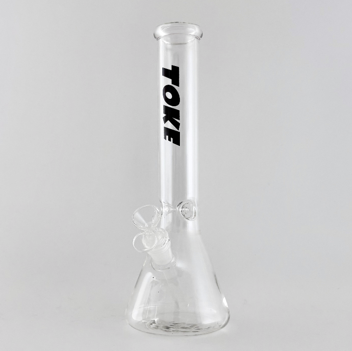 TOKE - 12" Beaker Bongs – 4mm Thick Glass