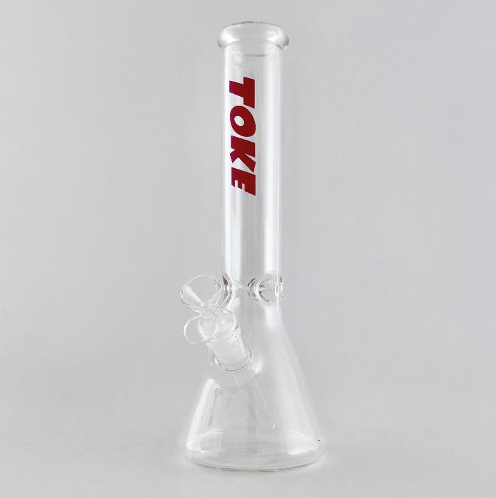 TOKE - 12" Beaker Bongs – 4mm Thick Glass