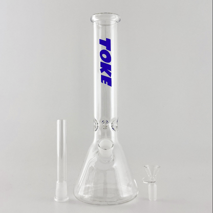 TOKE - 12" Beaker Bongs – 4mm Thick Glass