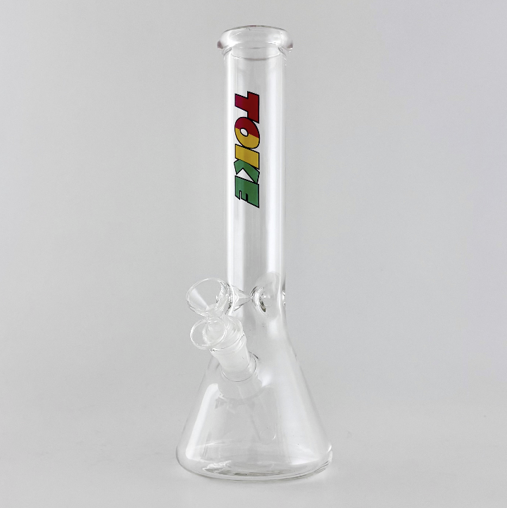 TOKE - 12" Beaker Bongs – 4mm Thick Glass