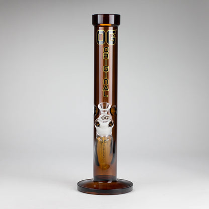 OG Original | 14" Full Colour Straight Tube Glass Water Bong [OG 391]