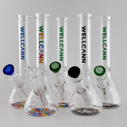Wellcann | 10" 5mm Beaker Accent Glass Bong