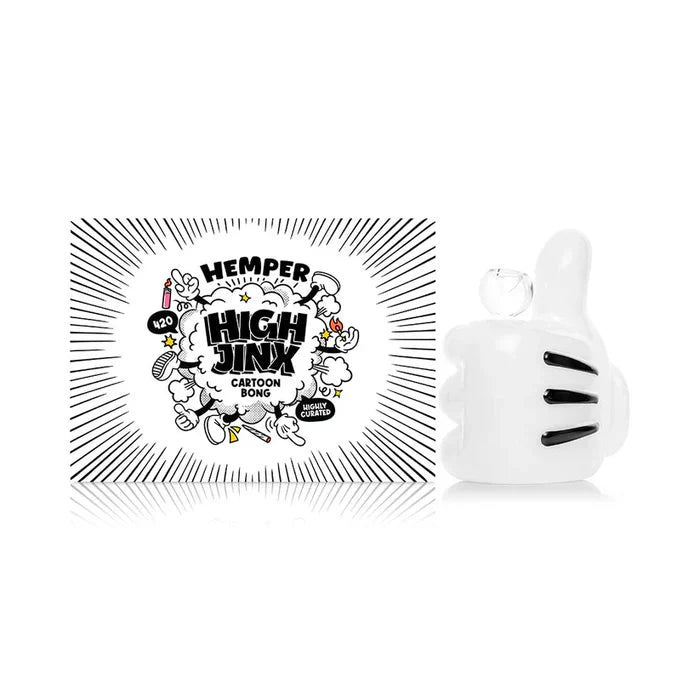 Hemper | 5.75" High Jinx Bong – Cartoon Thumbs Up Design [PP5913ST]
