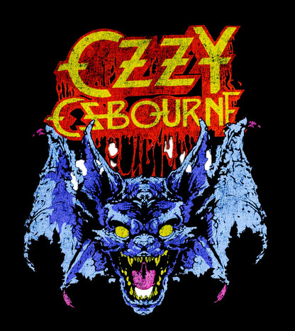 Ozzy Osbourne | “Bat Eyes” Short Sleeve Unisex Black T-Shirt – Officially Licensed Rock Band Tee