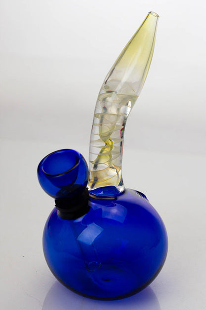 5.5" changing color glass water bong