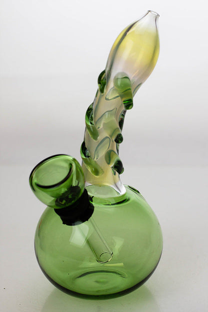 5.5" changing color glass water bong