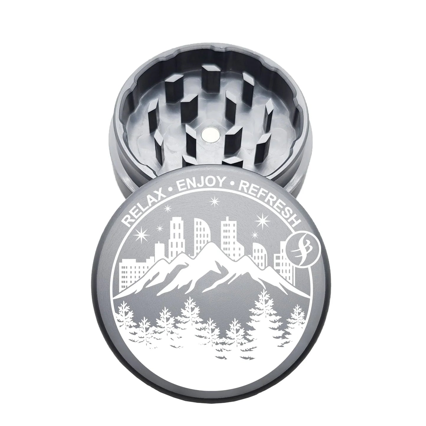4SCORE®️ x Tahoe Grinder Co. USA made 2 PCS Herb Grinder -  Limited Edition