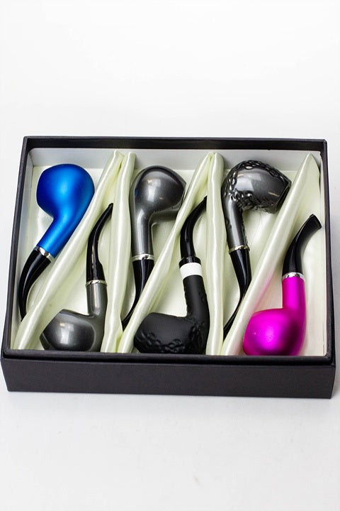 Sherlock durable plastic pipe in a display case-WP140