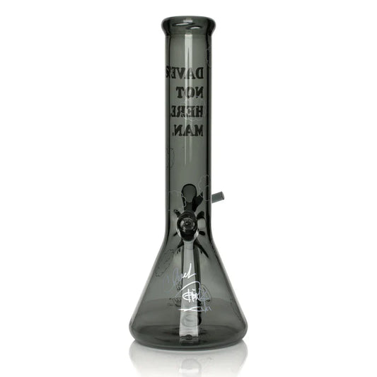 Cheech & Chong® Glass | 10" Dave's Not Here, Man Beaker Base Water Pipe [CC159]