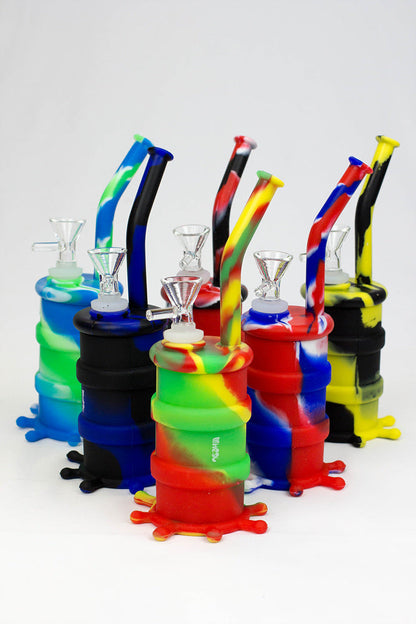 8" silicone detachable bubbler