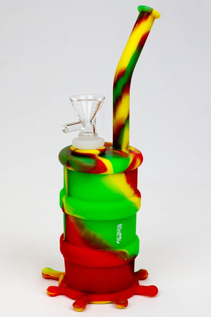 8" silicone detachable bubbler