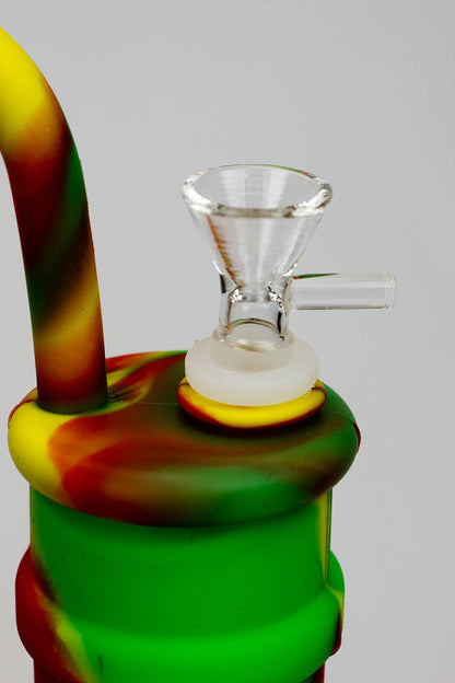 8" silicone detachable bubbler