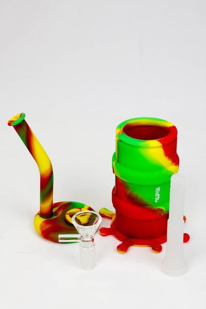 8" silicone detachable bubbler