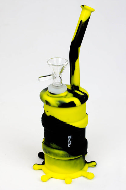 8" silicone detachable bubbler