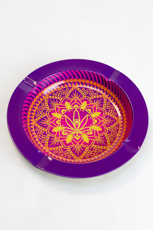 Smoke Arsenal round metal ashtray