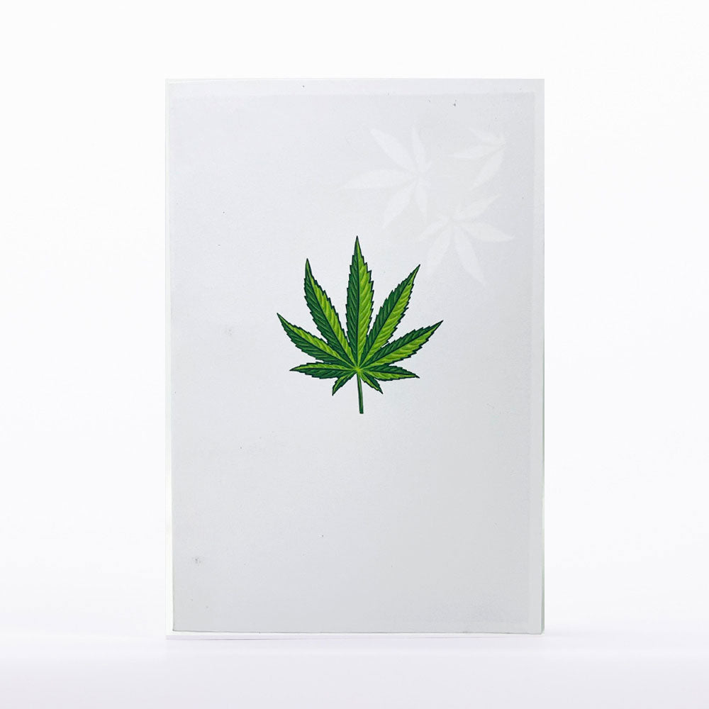 Intricate Greetings | Cannabis Leaf 3D Pop-Up Card – For Any Occasion