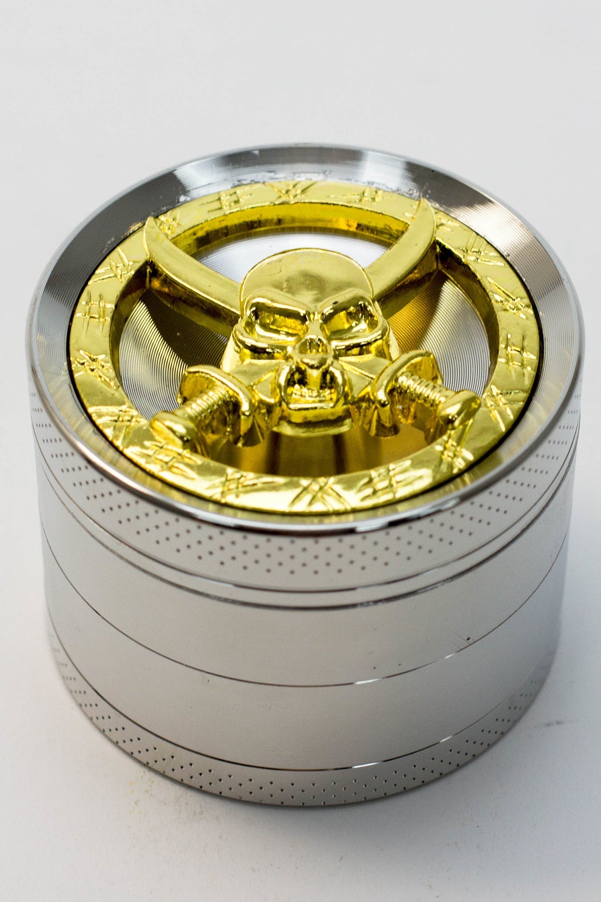 GHOST 4 parts color grinder with a decoration lid