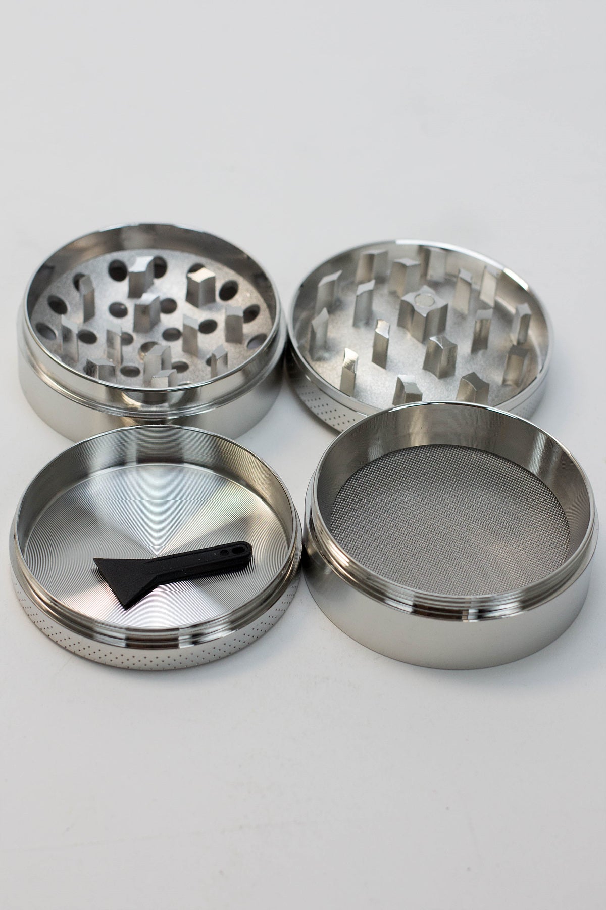 GHOST 4 parts color grinder with a decoration lid