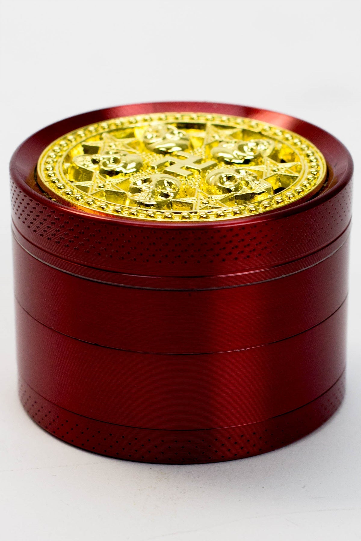 GHOST 4 parts color grinder with a decoration lid