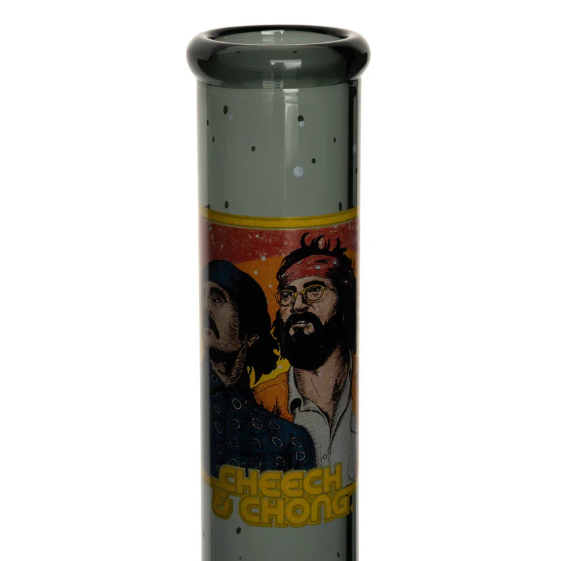 Cheech & Chong® Glass | 10" Stoners in Space Beaker Base Water Pipe [CC157]
