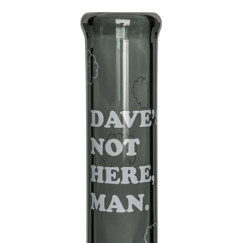 Cheech & Chong® Glass | 10" Dave's Not Here, Man Beaker Base Water Pipe [CC159]