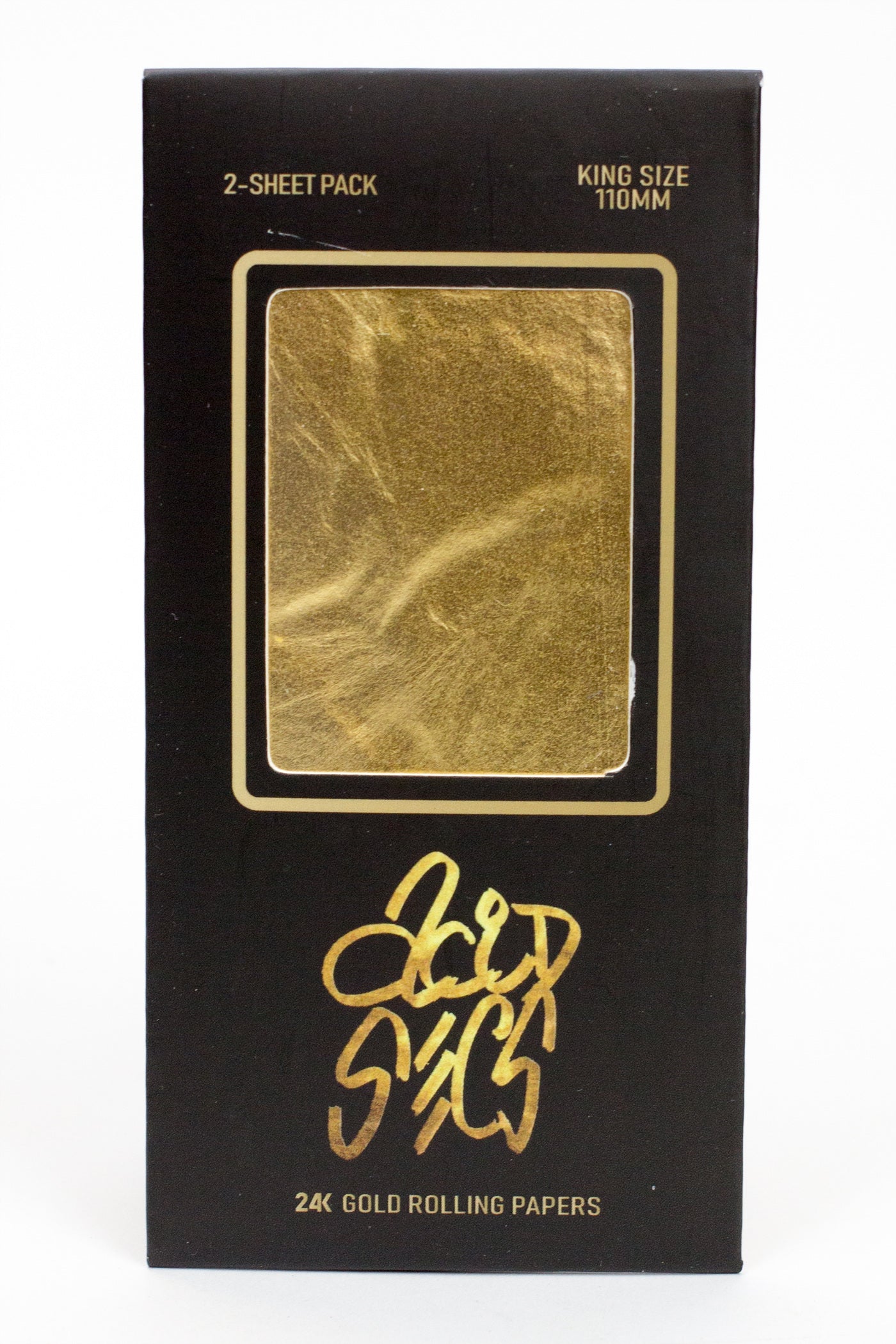 Acid Secs 24K Gold King size Rolling Paper