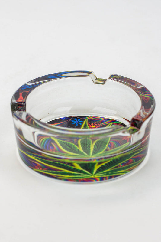 Round glass ashtray Box of 6