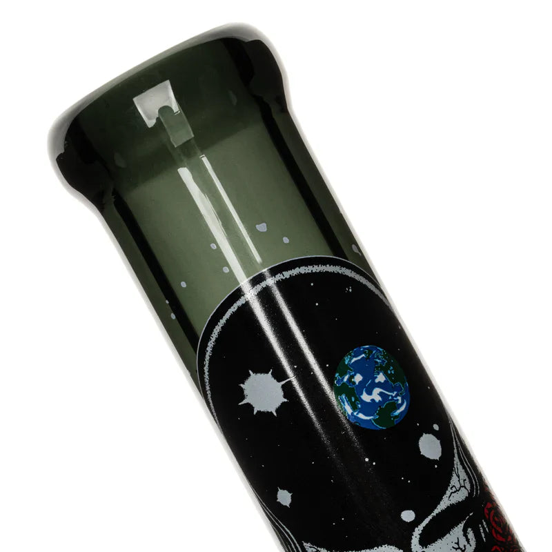 GEAR Premium® | 13" 7mm Thick Space Your Face Beaker Base Water Pipe - Grateful Dead x GEAR Premium®