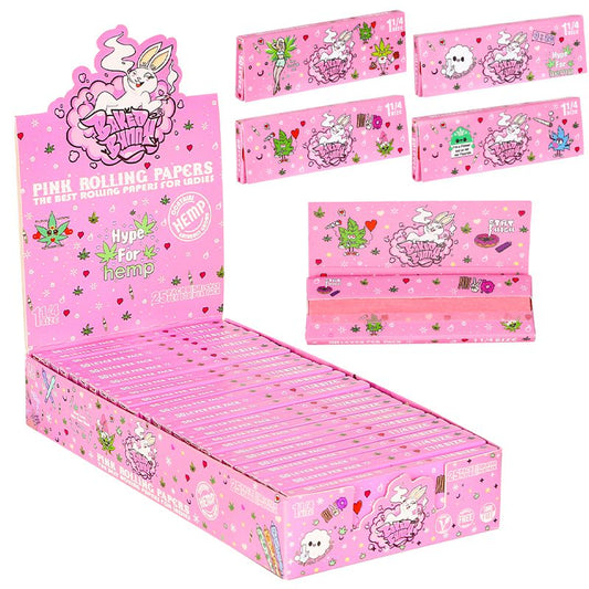 Pink Cellulose with Pink Paper Tips [ART78116-BB]