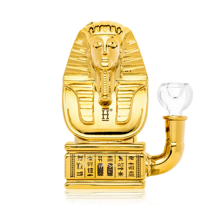 Hemper | 5.7" Ancient Egypt Bong – Pharaoh Gold Edition [PP6063LG]