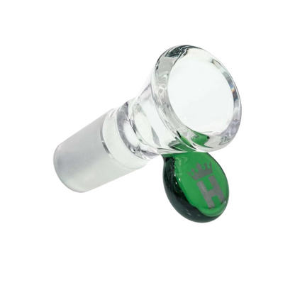 Hoss Glass | 14mm Cone Bowl with Coloured Tab [YX12C]