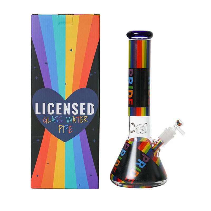 14″ 5MM Glass Beaker Bong – (LGBTQ-00x)
