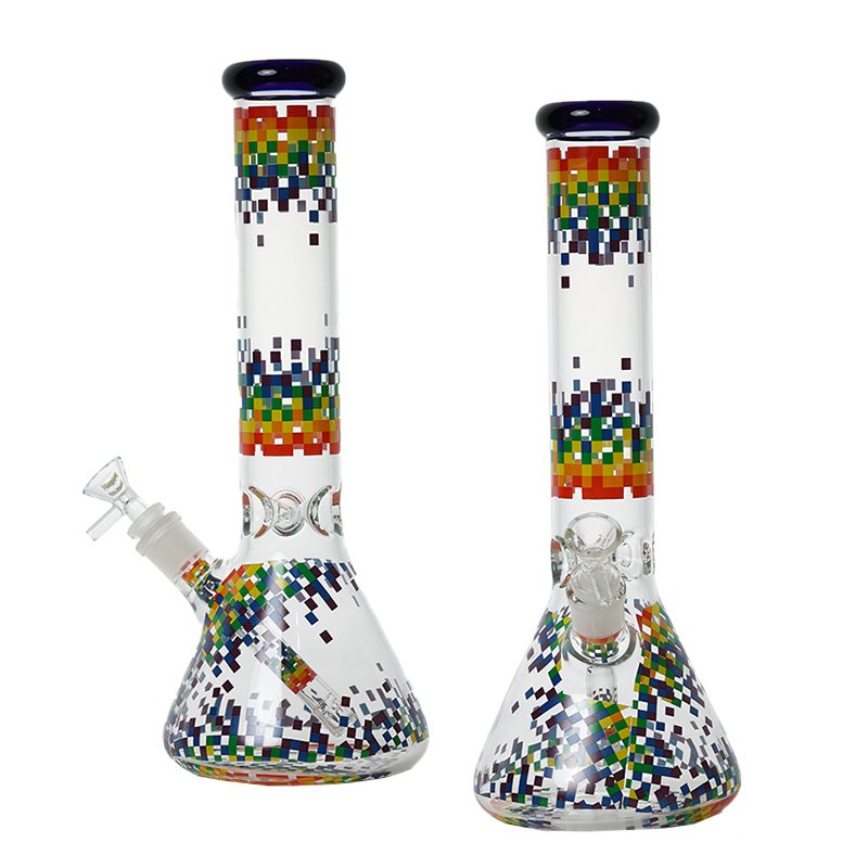 14″ 5MM Glass Beaker Bong – (LGBTQ-00x)
