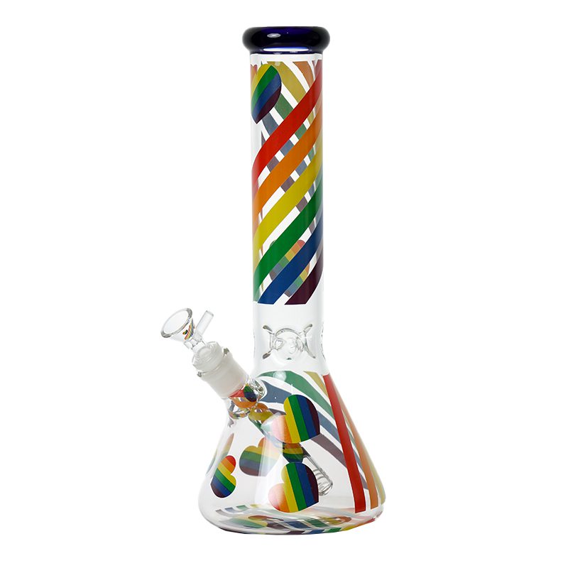 14″ 5MM Glass Beaker Bong – (LGBTQ-00x)