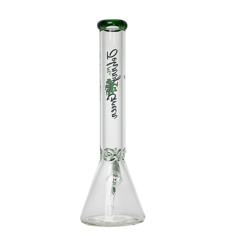 Johnny Green | 16″ 9mm Beaker with Elephant Joint and Grid Percolator Slide – Green (MJG-003)