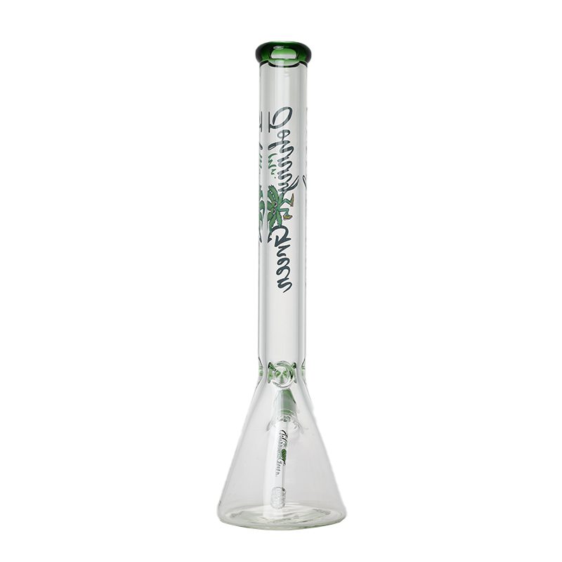 Johnny Green | 20″ 9mm Beaker with Elephant Joint and Grid Percolator Slide – Green (MJG-004)