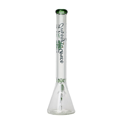 Johnny Green | 20″ 9mm Beaker with Elephant Joint and Grid Percolator Slide – Green (MJG-004)