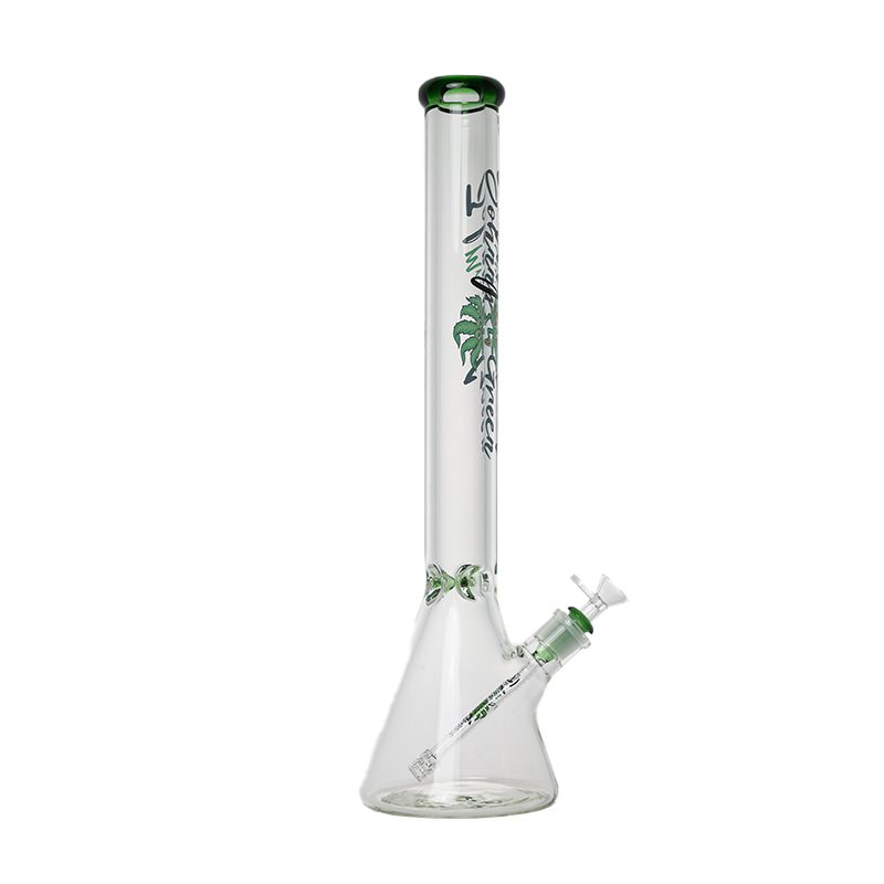 Johnny Green | 20″ 9mm Beaker with Elephant Joint and Grid Percolator Slide – Green (MJG-004)