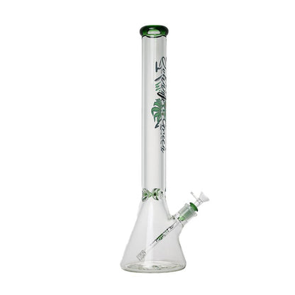 Johnny Green | 20″ 9mm Beaker with Elephant Joint and Grid Percolator Slide – Green (MJG-004)