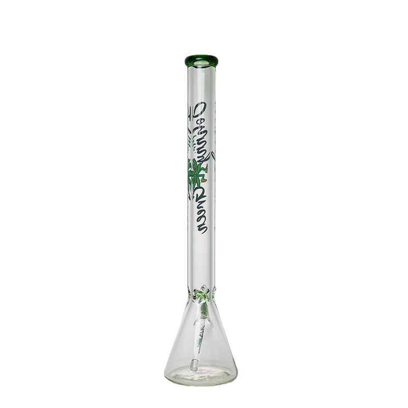 Johnny Green | 24″ 9mm Beaker with Elephant Joint and Grid Percolator Slide – Green (MJG-005)