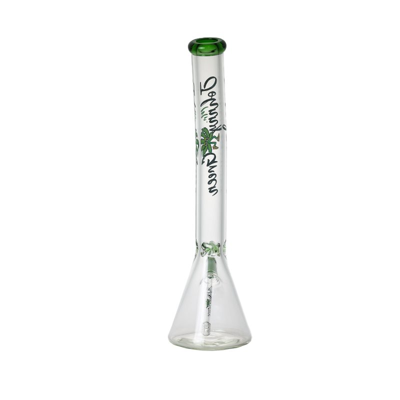 Johnny Green | 20″ 9mm Beaker Bent Neck with Grid Percolator Slide – Green (MJG-009)