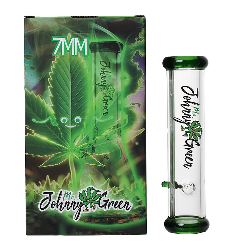 Johnny Green | 10″ 7mm Steamroller Glass – Green (MJG-016)