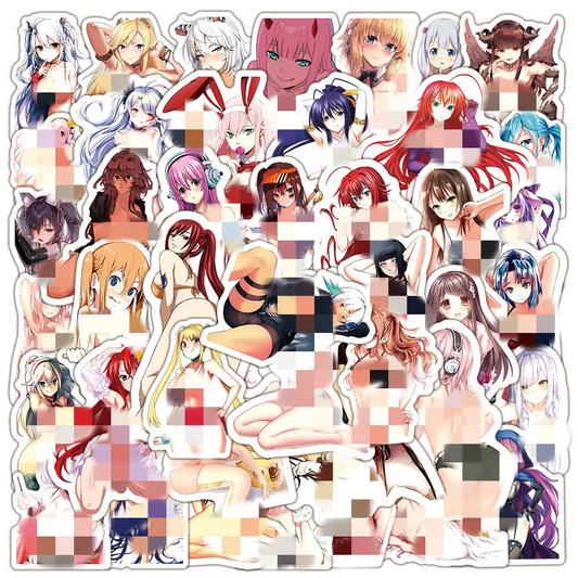 50pcs Assorted Pin Up Girls Design Stickers