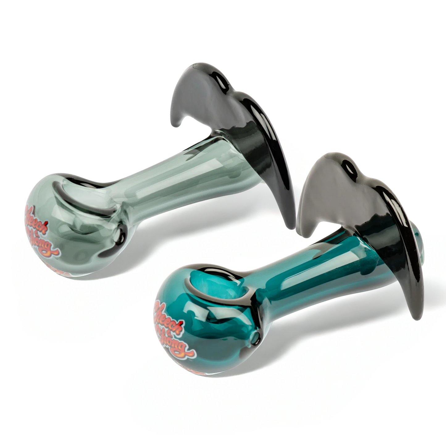 Cheech & Chong® Glass | 4" Smoke Moustache Ride Hand Pipe