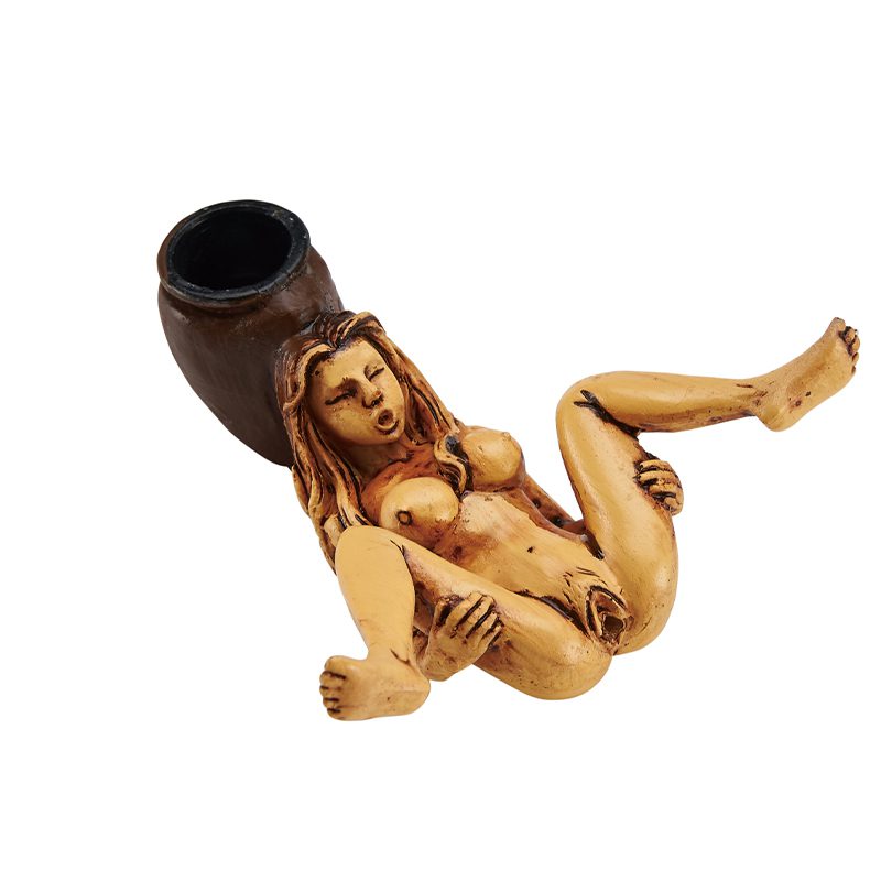 5" Smoking Pipe Girl 3 Design [YDS-006]