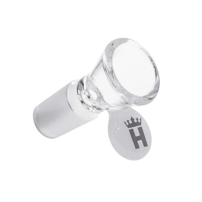 Hoss Glass | 14mm Cone Bowl with Coloured Tab [YX12C]